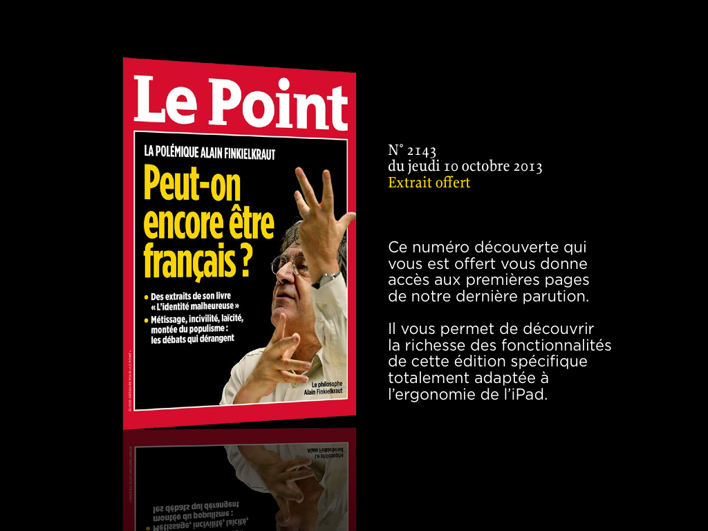 Le Point - application iPad