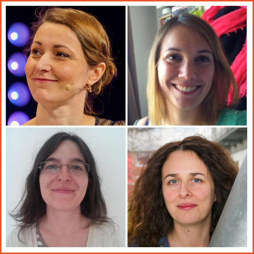 Stéphanie Hertrich, Ludwine Probst, Aurélie Vaché, Agnès Crépet