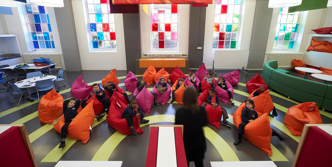 Salle de classe pilote à Londres